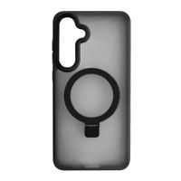 Case Coolbox GMobile para Samsung S25 Plus Metal Matte con MagSafe, soporte integrado, antigolpes, negro